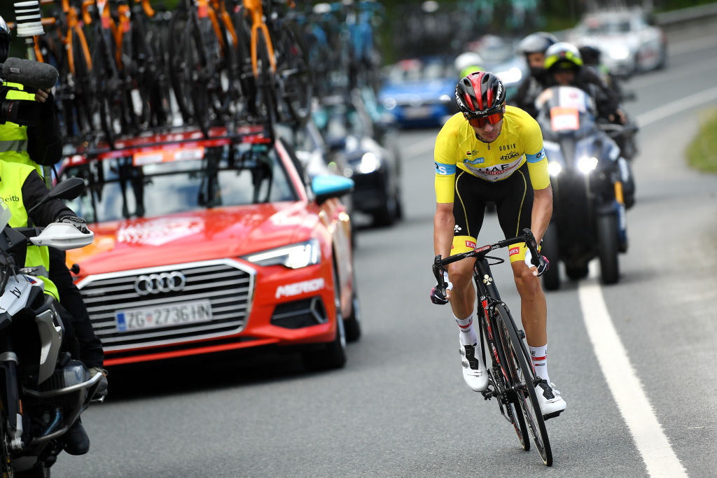 2021 Itzulia Basque Country stage 6: Brandon McNulty en route to losing the race