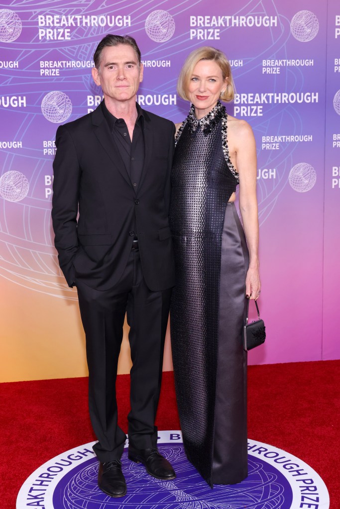 Billy Crudup and Naomi Watts attend the Breakthrough Prize Ceremony