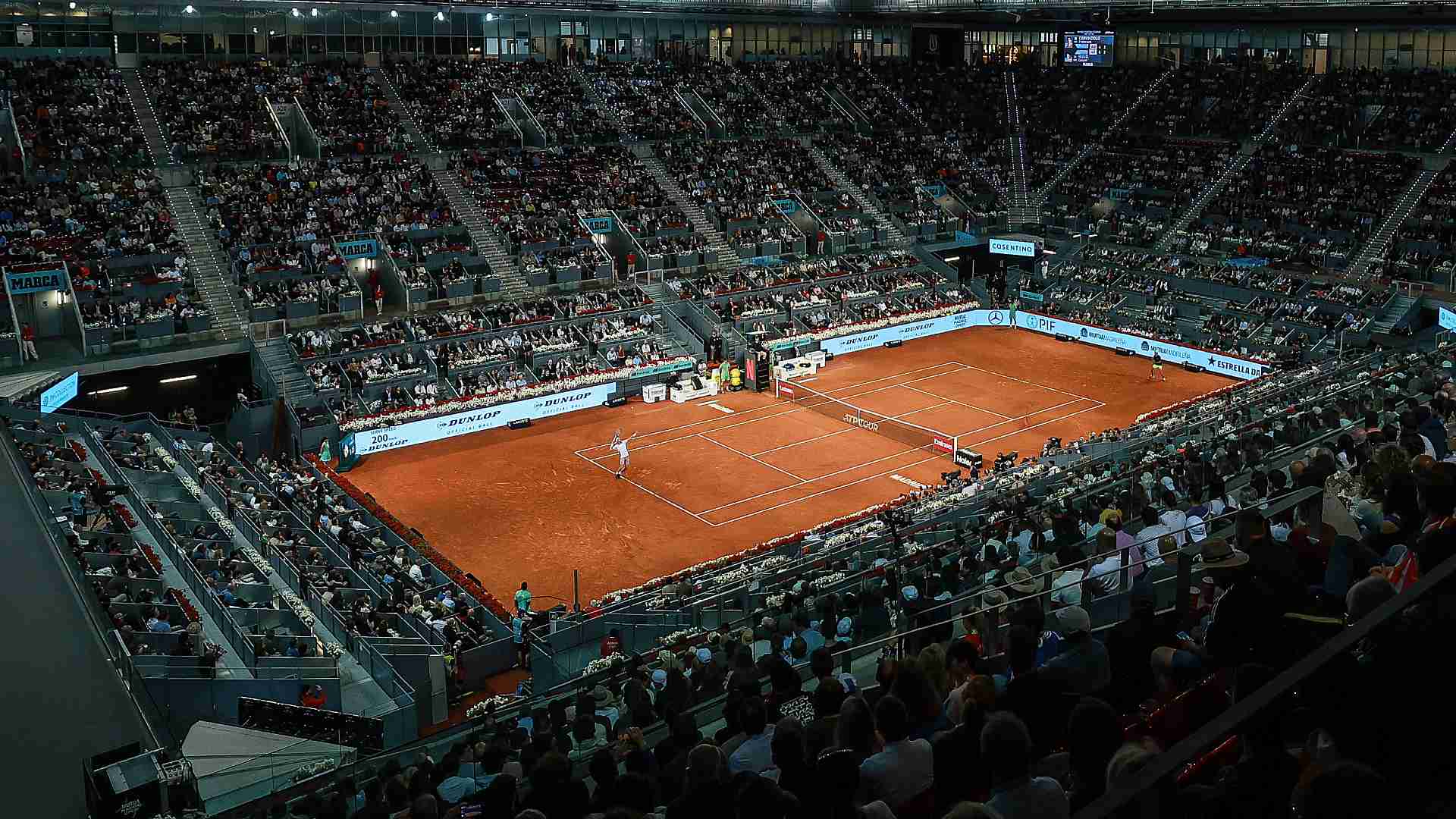 The 2026 Mutua Madrid Open runs 22 April - 3 May.
