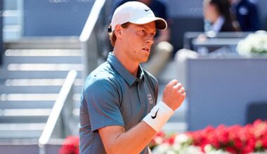 Jannik Sinner edged Benjamin Bonzi on Friday in Madrid.