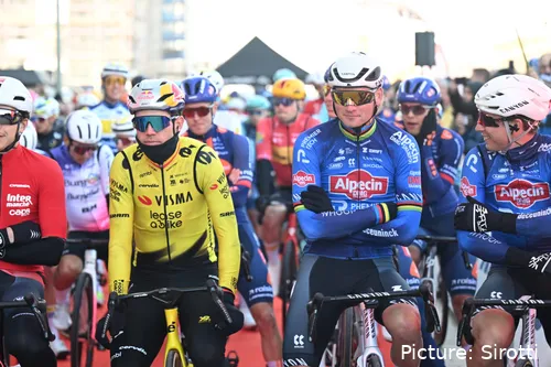 Mathieu van der Poel and Wout van Aert at In Flanders Fields - From Middelkerke to Wevelgem 2026