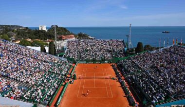 Court Rainier III at the Rolex Monte-Carlo Masters.