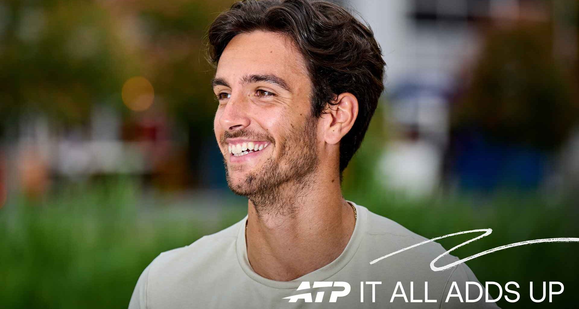Lorenzo Musetti carries out his media day activities on Tuesday in Madrid.