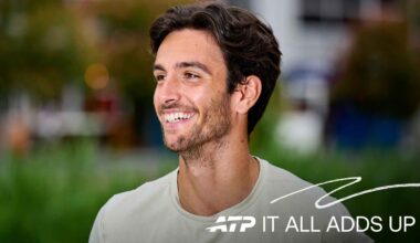 Lorenzo Musetti carries out his media day activities on Tuesday in Madrid.
