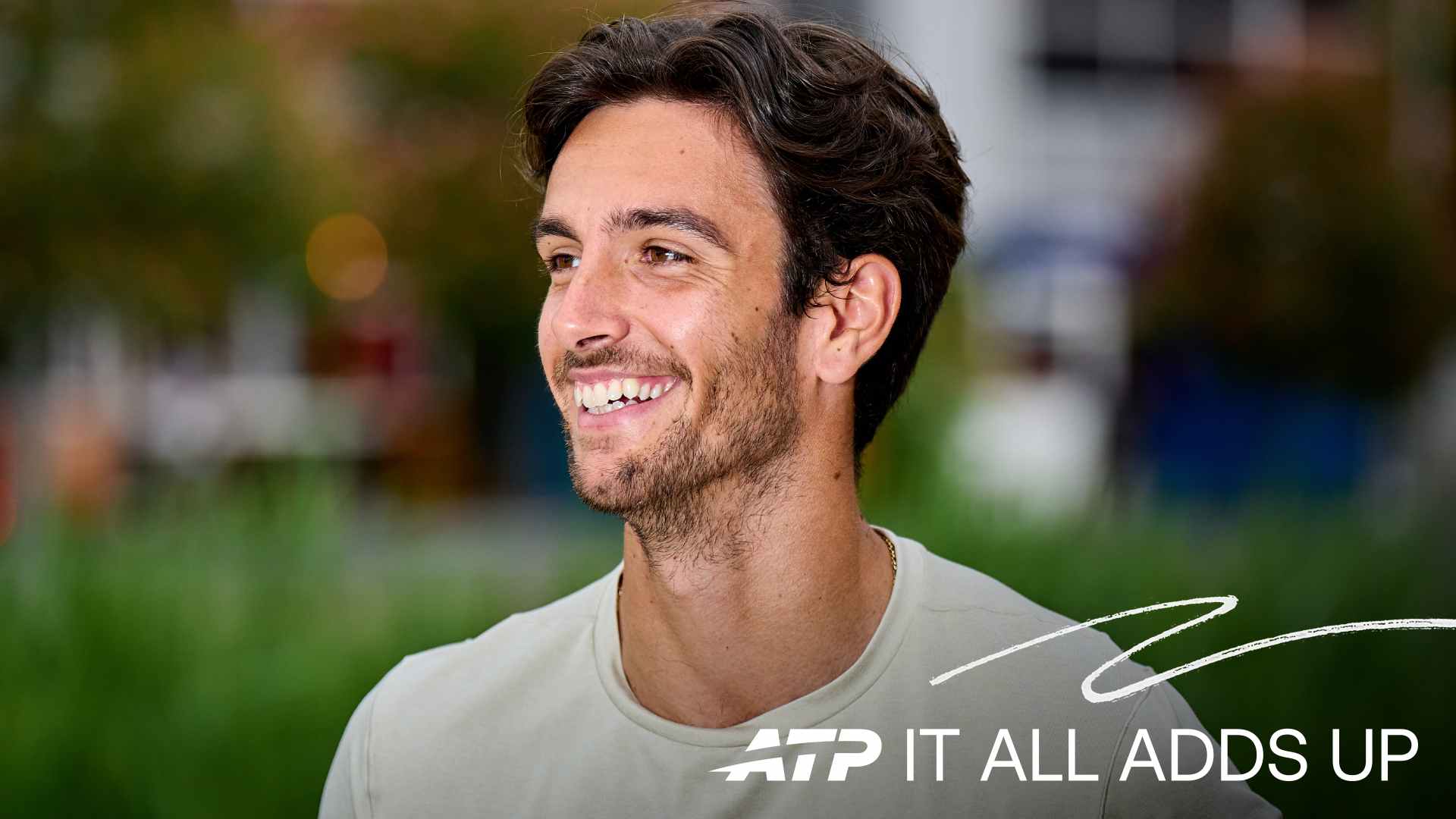 Lorenzo Musetti carries out his media day activities on Tuesday in Madrid. 