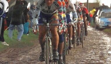 1998 Paris-Roubaix: the late Franco Ballerini en route to his second victory in four editions