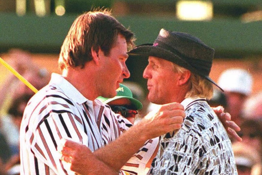 Greg Norman conceded a six-shot final-round lead to Nick Faldo at the 1996 Masters.
