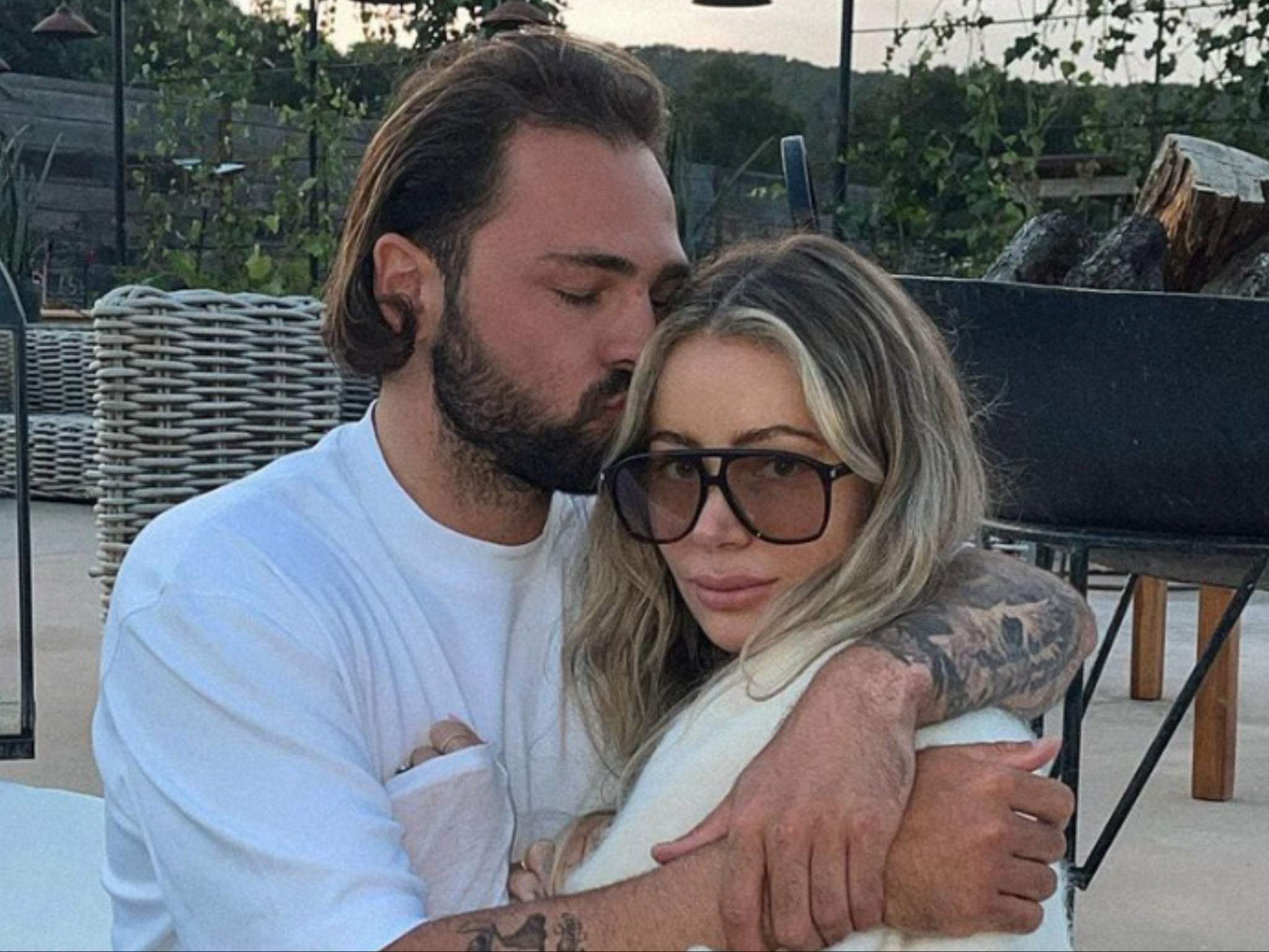 Olivia Attwood with ex-partner Bradley Dack, who were ‘unable to agree to legally bind their union’