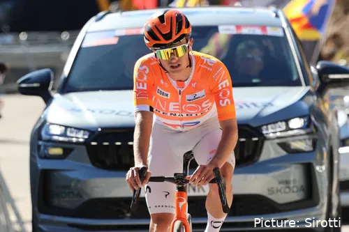 Oscar Onley at the 2026 Volta a Catalunya with INEOS