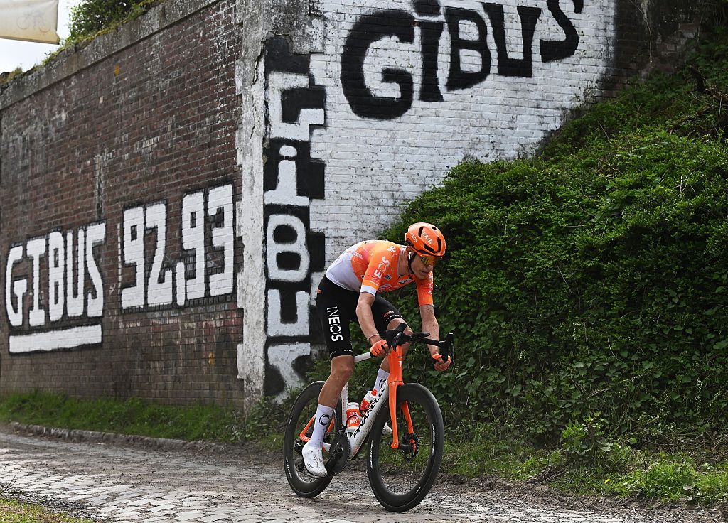 2026 Paris-Roubaix: Ben Turner during the race