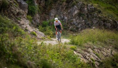 Romain Bardet (Factor Racing) on the course of the Monaco Gravel Race UCI 2026