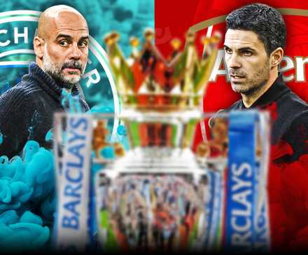 pep-guardiola-mikel-arteta-man-city-arsenal-premier-league-title-race