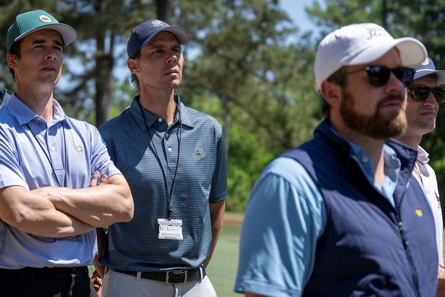 Rafael Nadal watches Rory McIlroy win the 2026 Masters.