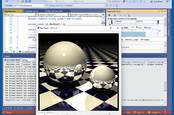 Debugging a C# ray tracing application in Visual Studio