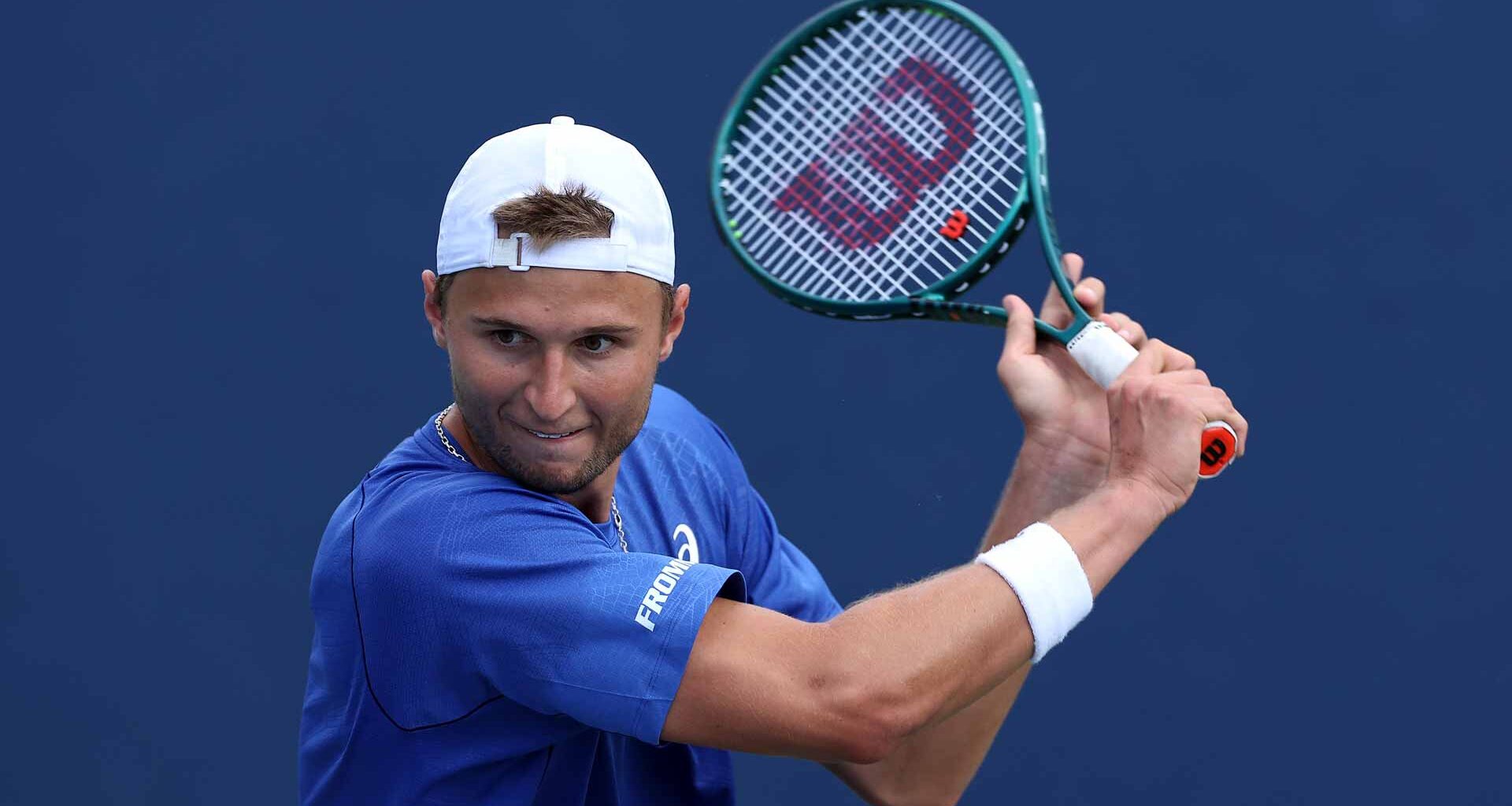 Leandro Riedi, pictured above at the 2025 US Open, is No. 129 in the PIF ATP Rankings.
