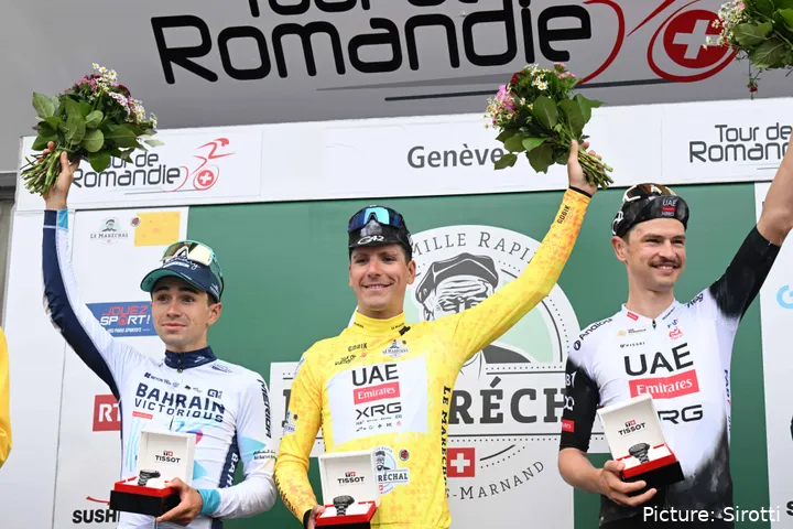 The 2025 Tour de Romandie was dominated by UAE Team Emirates - XRG riders