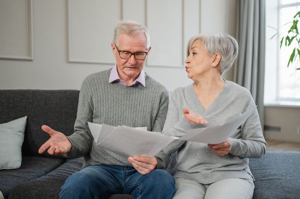 Stock image of senior couple