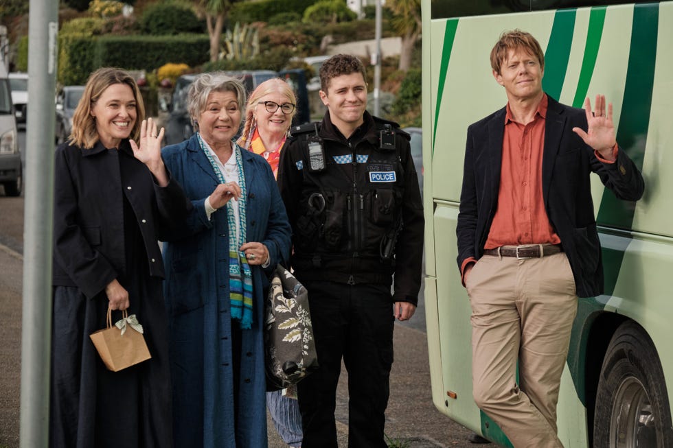 sally bretton, barbara flynn, felicity montagu, dylan llewellyn, kris masrhall, beyond paradise season 4