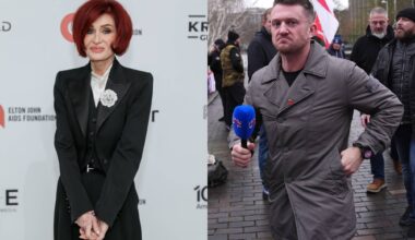 Sharon Osbourne indicates she will join Tommy Robinson's anti-immigration march