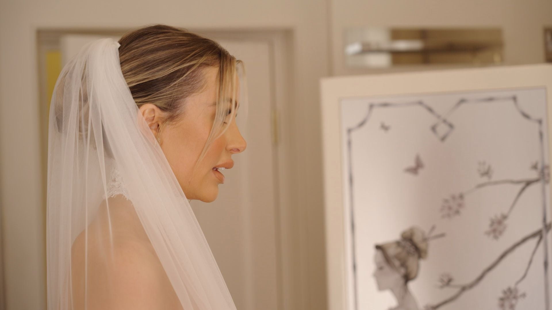The ‘big’ day: Olivia documented the run-up to her ‘wedding’ and the ceremony itself in an ITV reality show