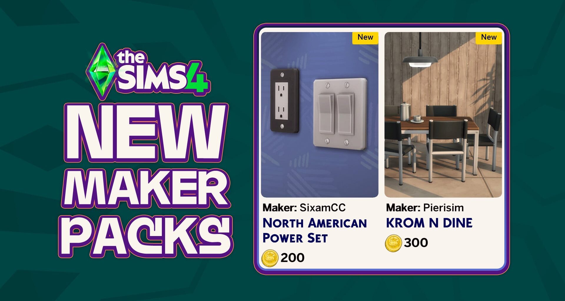 New Maker Packs Hit The Sims 4 Marketplace: Release Overview
