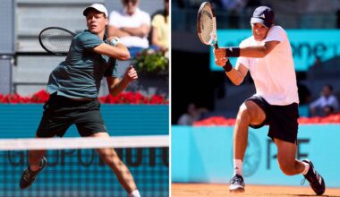 Jannik Sinner and Rafael Jodar will do battle for a semi-final spot in Madrid.