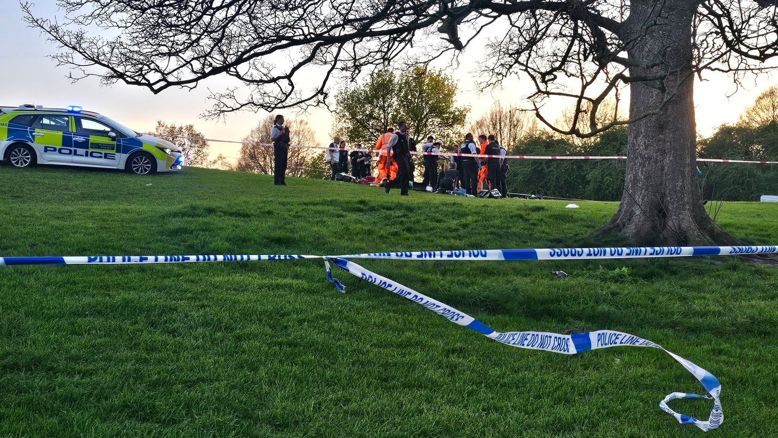 One man suffered fatal stab wounds in the attack. Pic: @PrimroseWatch/X
