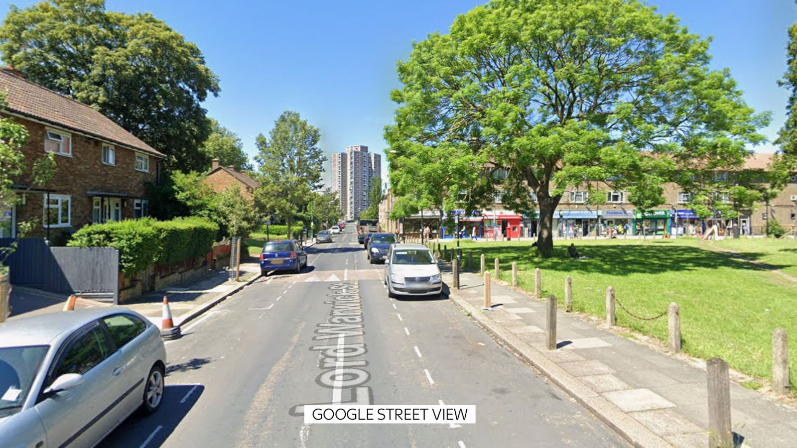 The boy was shot in Lord Warwick Street