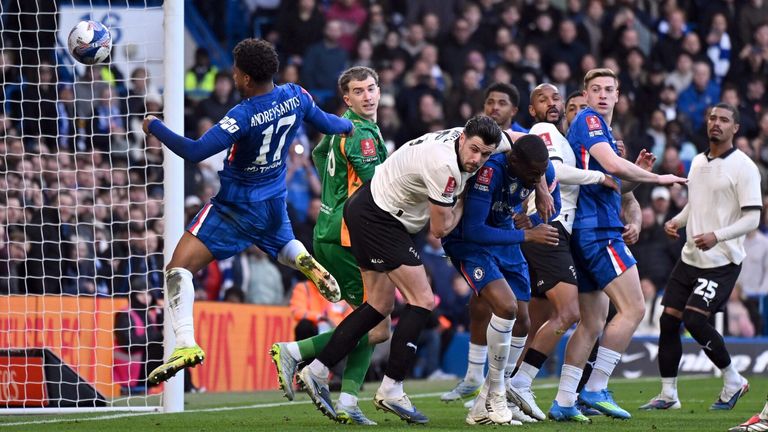 Andrey Santos scores Chelsea's fifth goal against Port Vale