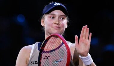 Elena Rybakina advanced to the final of the Porsche Tennis Grand Prix on Saturday