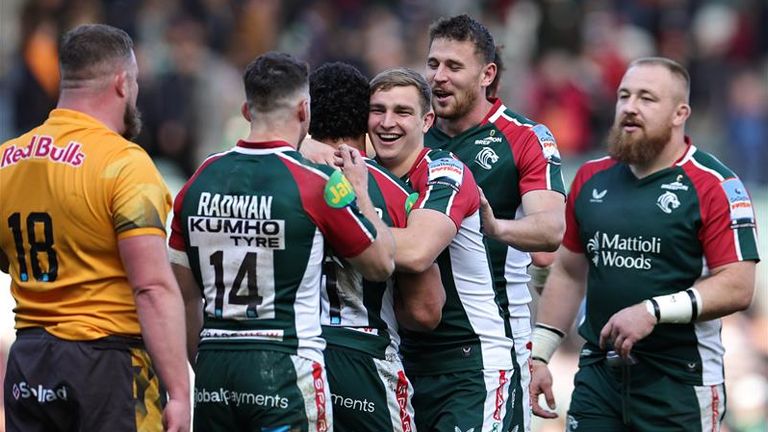 Leicester Tigers secured a 62-3 victory over Newcastle at Welford Road on Saturday