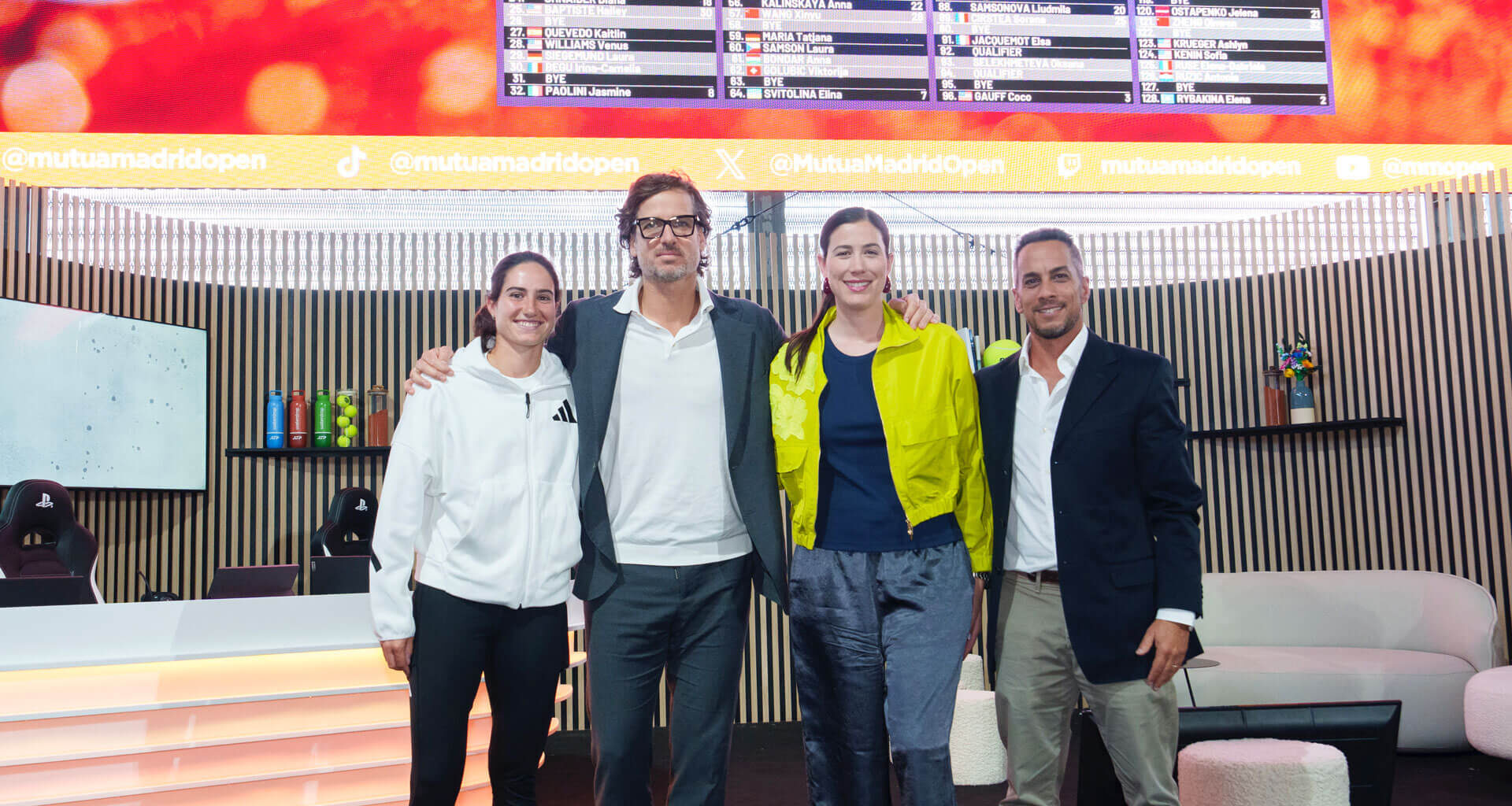 The WTA stars discover their draw in Madrid