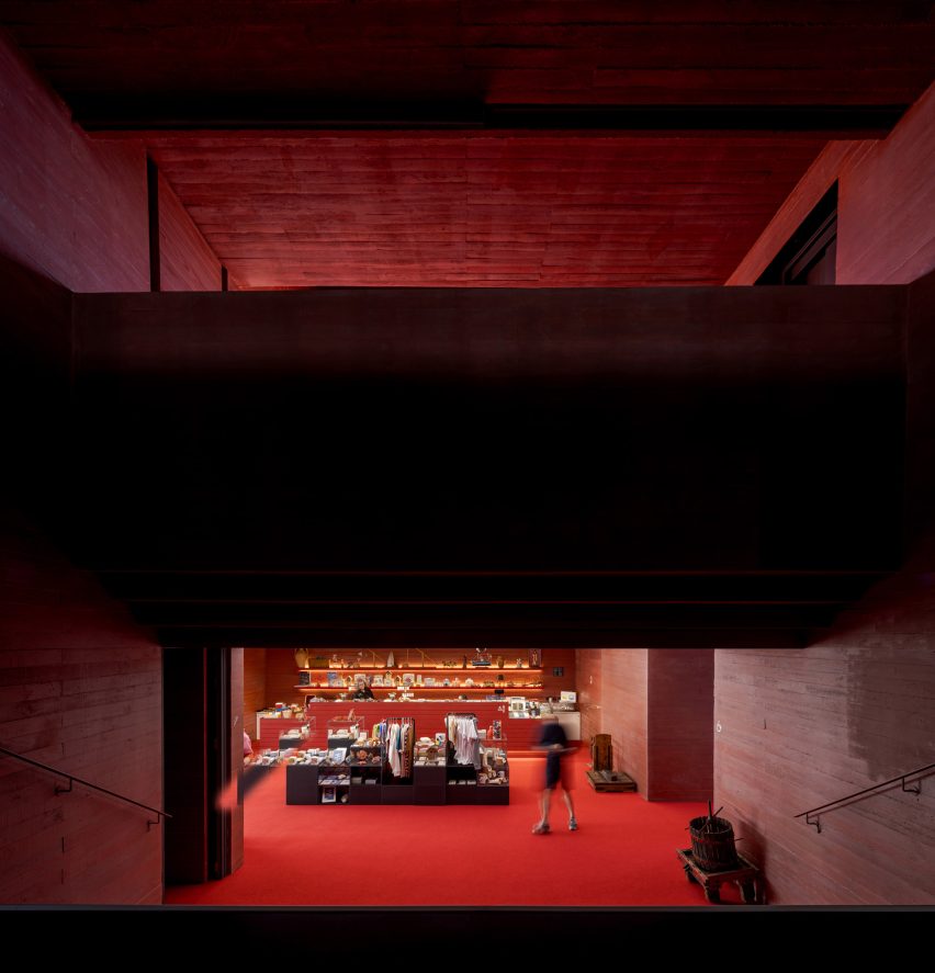 View of shop interior at Vila do Bispo Museum by Spaceworkers