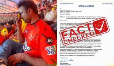 CSK Complaint on SRH Fan Over Black Magic?