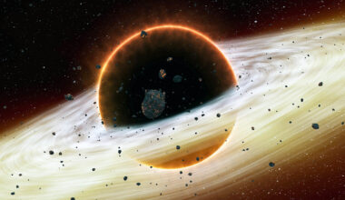 This black hole is so massive its galaxy may never stabilize