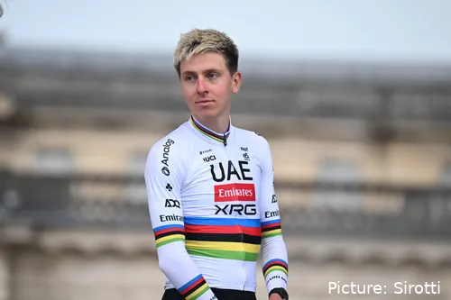 Tadej Pogacar ahead of Paris-Roubaix 2026