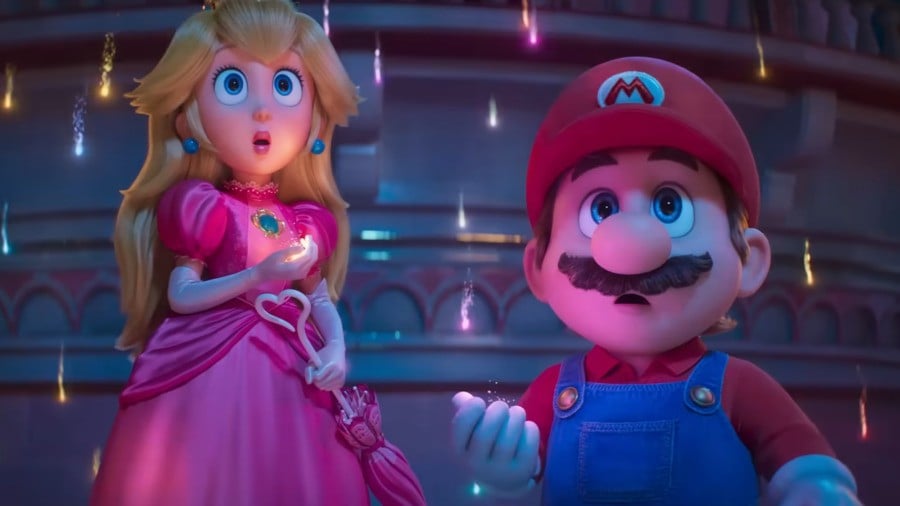 The Super Mario Galaxy Movie Peach & Mario