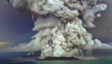 The Volcano That Shot Water To Space And Cooled The Sky