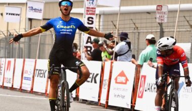 Sebastian Mata (Canel&rsquo;s-Java) holds off Carlos Garcia (Olinka) and wins stage 2 at 2025 Redlands Bicycle Classic