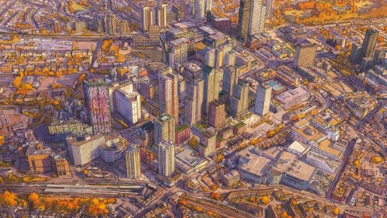 Allies and Morrison unveils revised Croydon masterplan
