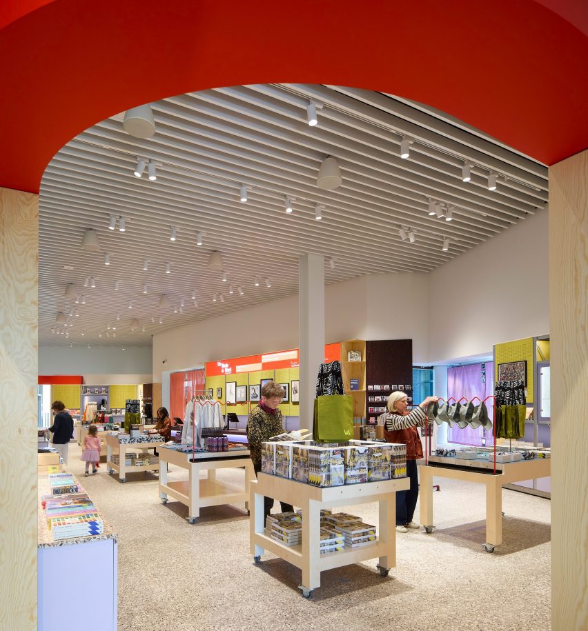 Interior of V&A East Museum in London by O'Donnell + Tuomey