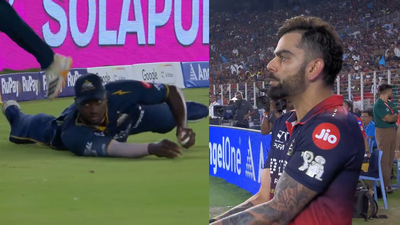 IPL 2026: Virat Kohli left fuming as Jason Holder catch controversy rocks RCB camp - Watch