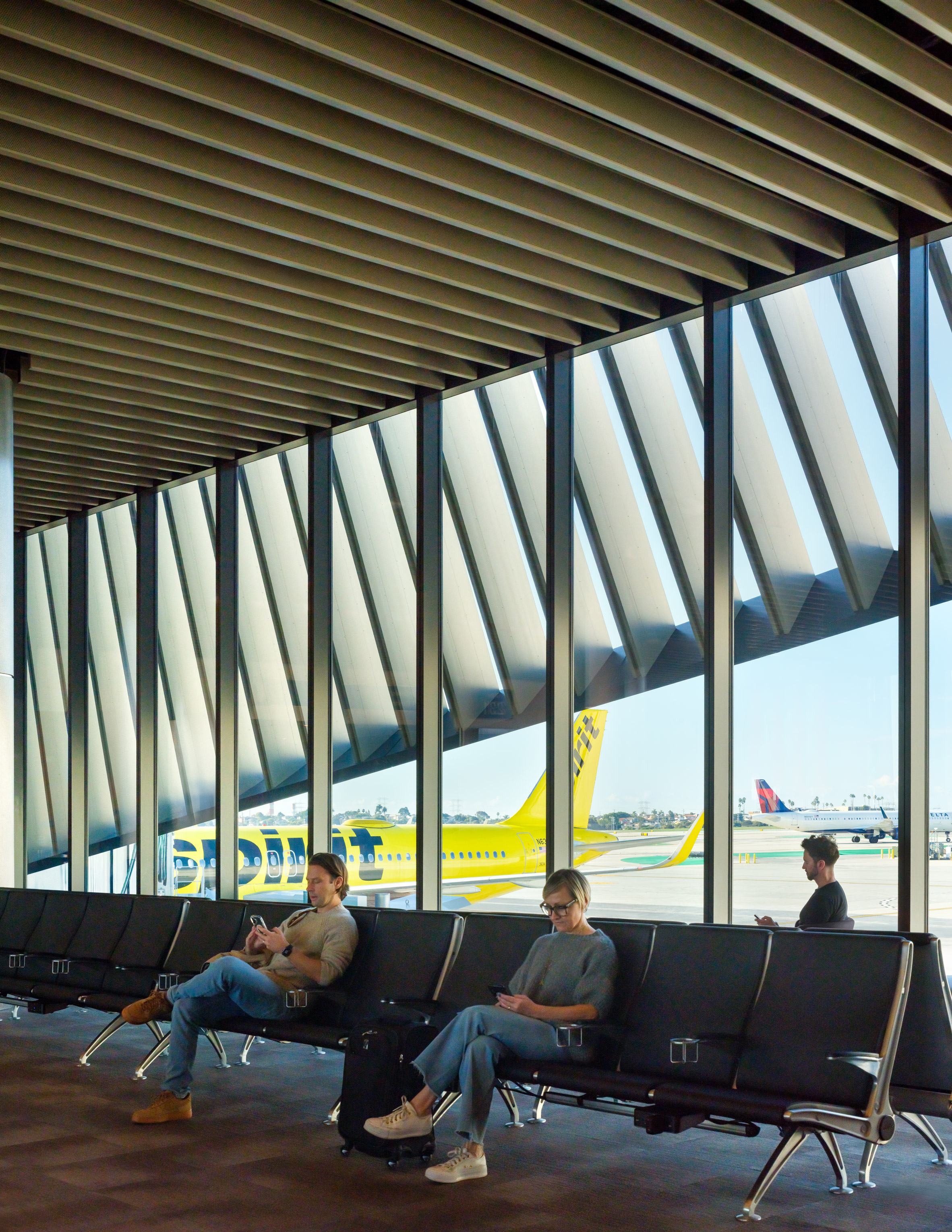 Interior of Woods Bagot LAX terminal expansion