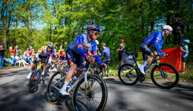 Remco Evenepoel shocks rivals by getting into massive early breakaway at Liège-Bastogne-Liège, forcing Pogačar and Seixas into long chase