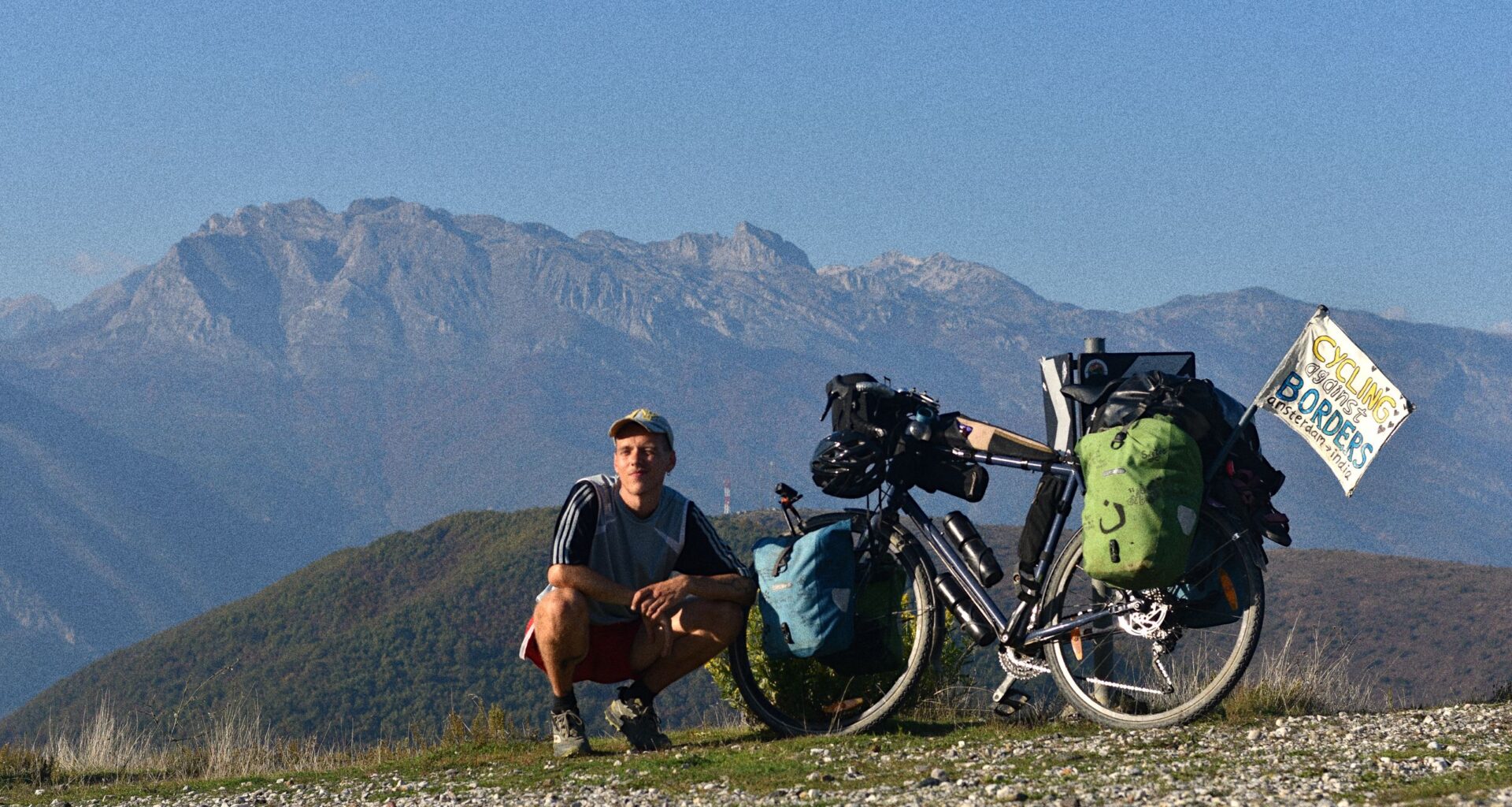 'Maybe there's also an anarchist component to biking' - meet the man cycling against borders, from Amsterdam to Japan