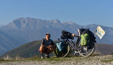 'Maybe there's also an anarchist component to biking' - meet the man cycling against borders, from Amsterdam to Japan