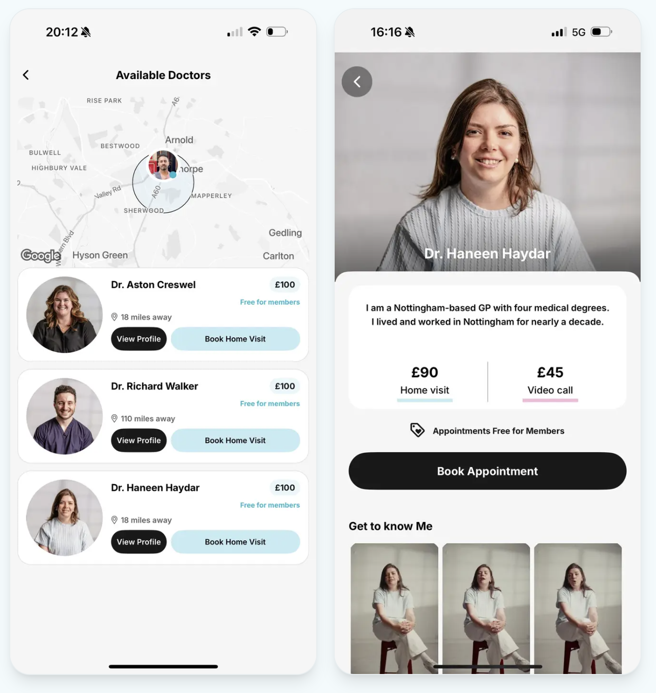 Nottingham app DocSelect brings back the doctor house call - with same-day GP visits bookable through your phone 0 7