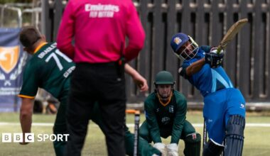 Action from Slovenia v Guernsey