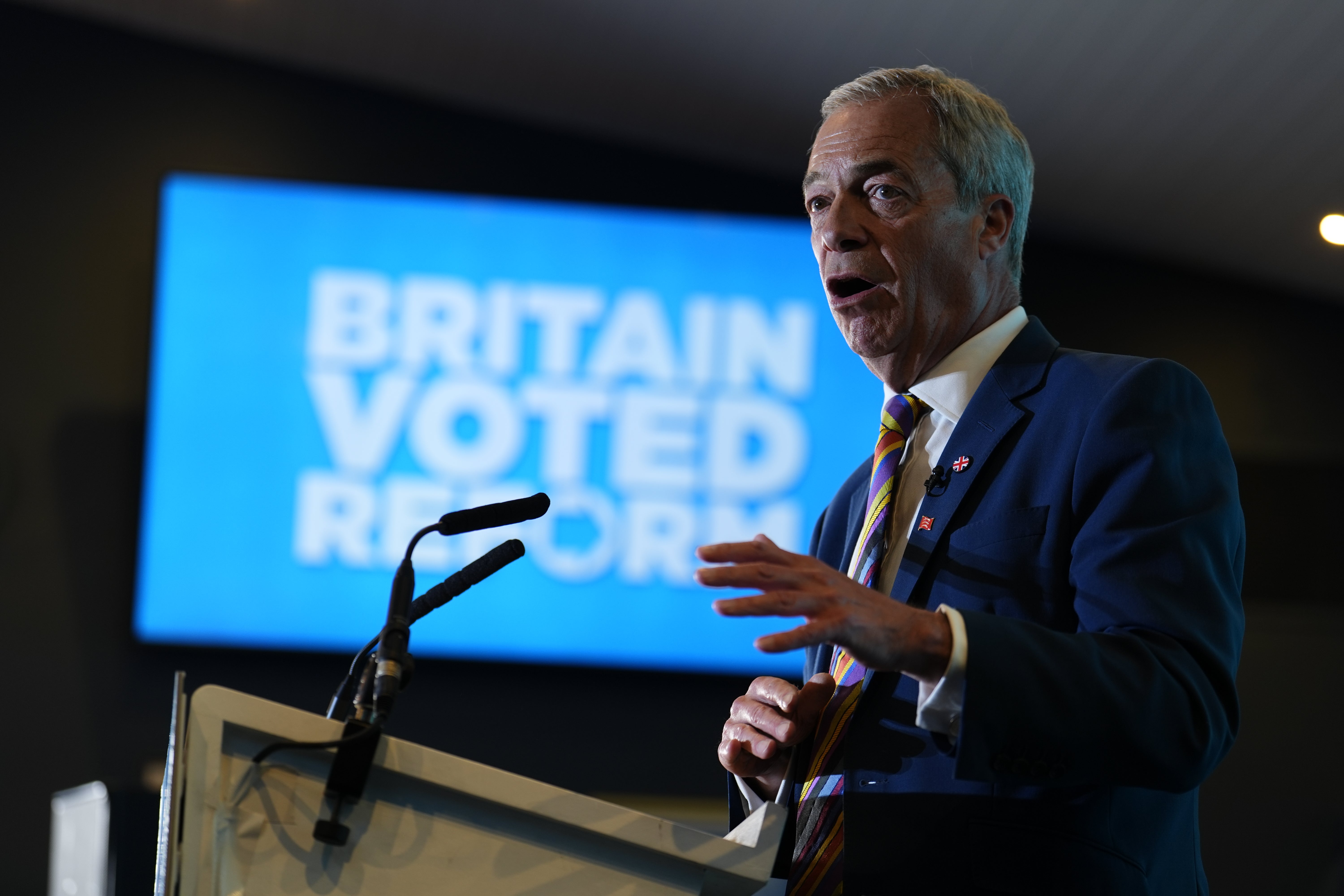 Nigel Farage has said that Reform candidates are ‘held to a higher standard than any of the other parties’