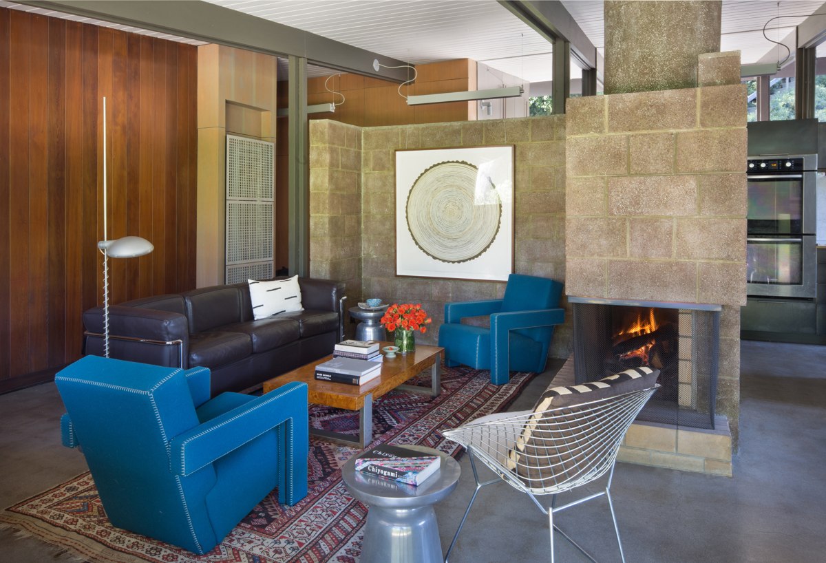 Gelb House is a restored A. Quincy Jones number, currently on the market